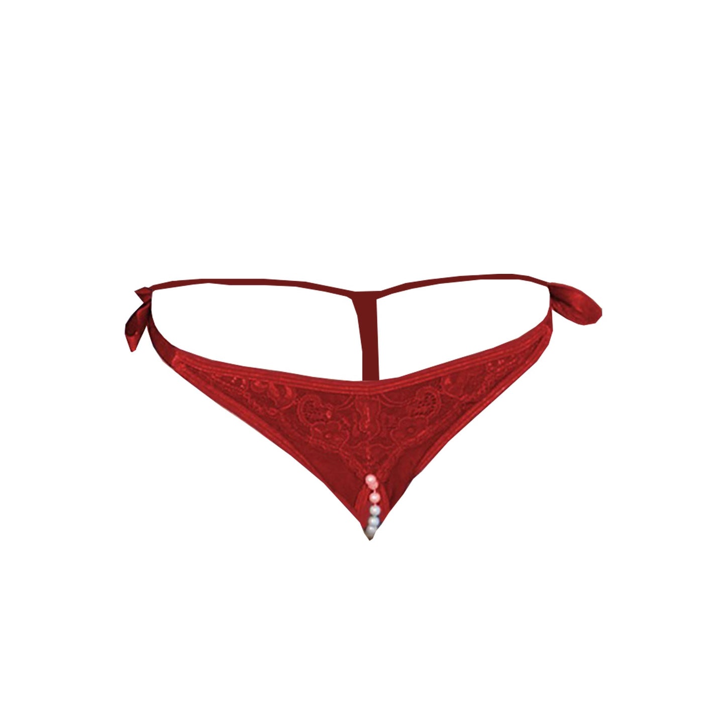 Kamuk Life LACEY WHITE PEARL RED LINGERIE SET - Intimacy HubLingerieKamuk Life