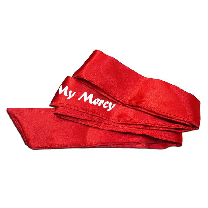 At My Mercy Glow In The Dark Eye Mask & Adjustable Satin Blindfold - Intimacy HubgiftKamuk Life