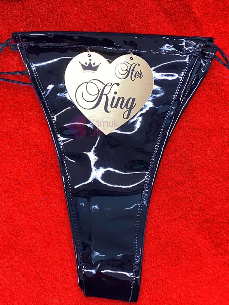 Kamuk Life Black Latex King & Queen Lingerie Set - Intimacy HubLingerieKamuk Life