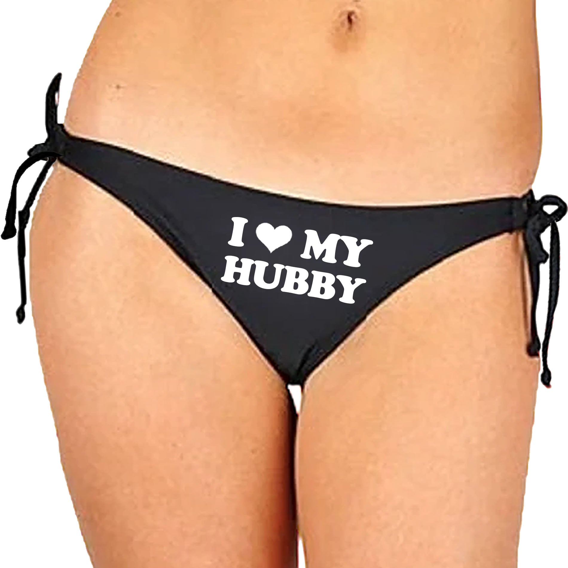 Kamuk Life Black Satin Tie - Side Panty with Fun Surprise - Intimacy HubLingerieKamuk Life