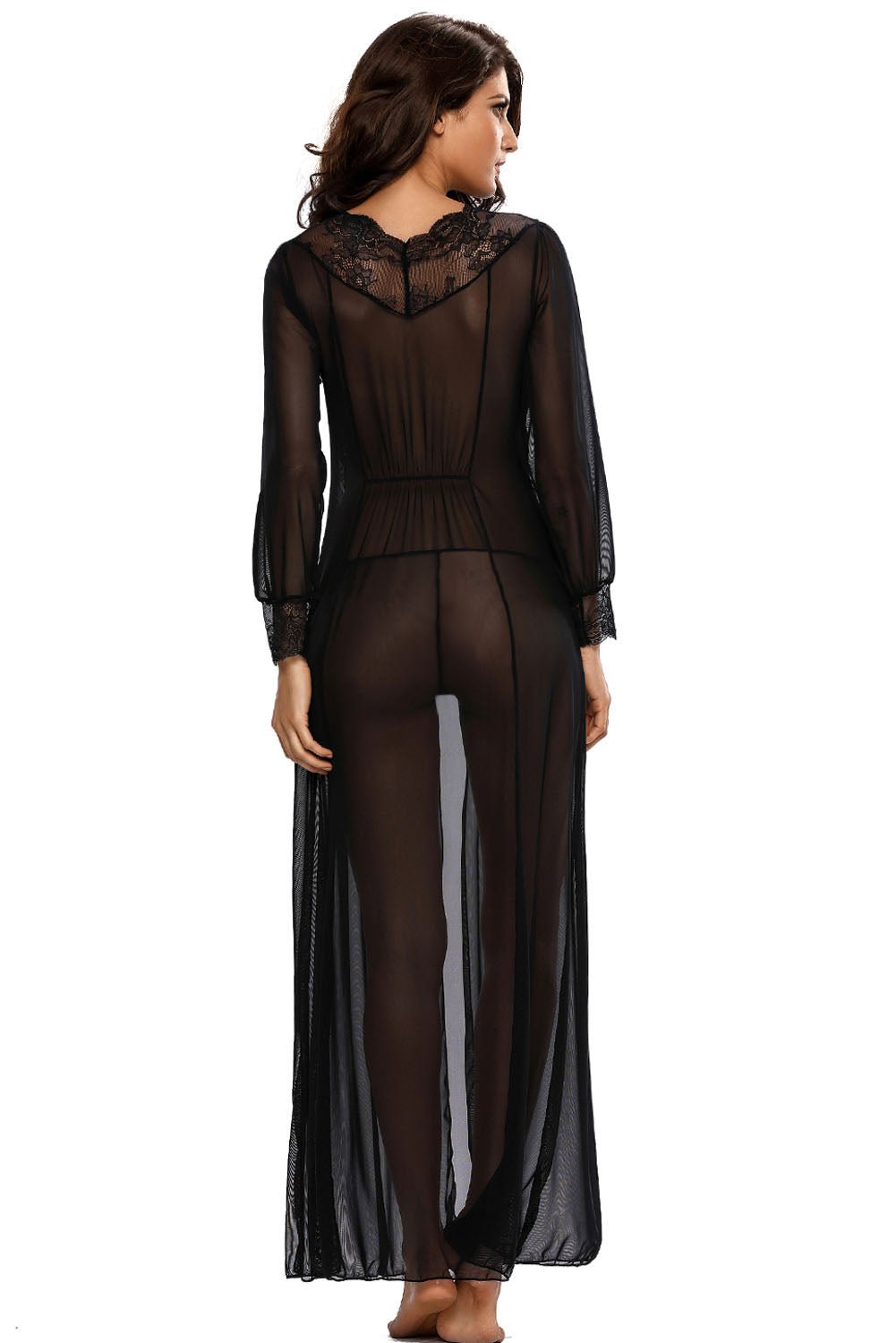 Kamuk Life Black Sleepwear Gown - Intimacy HubLingerieKamuk Life