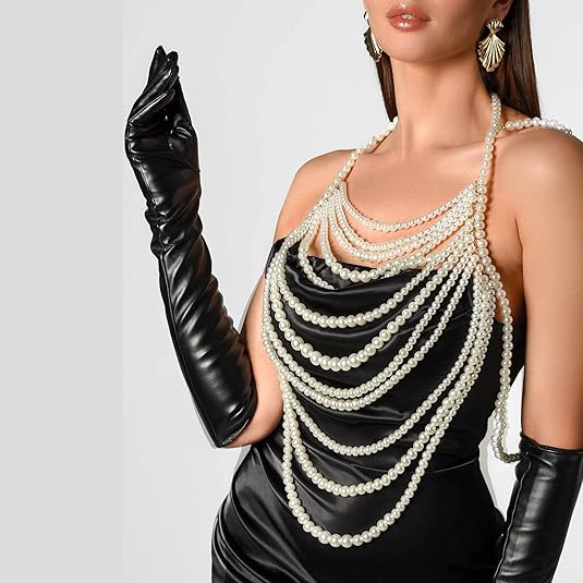 Kamuk Life Dramatic Pearls Beaded Body Chain - Intimacy HubKamuk Life