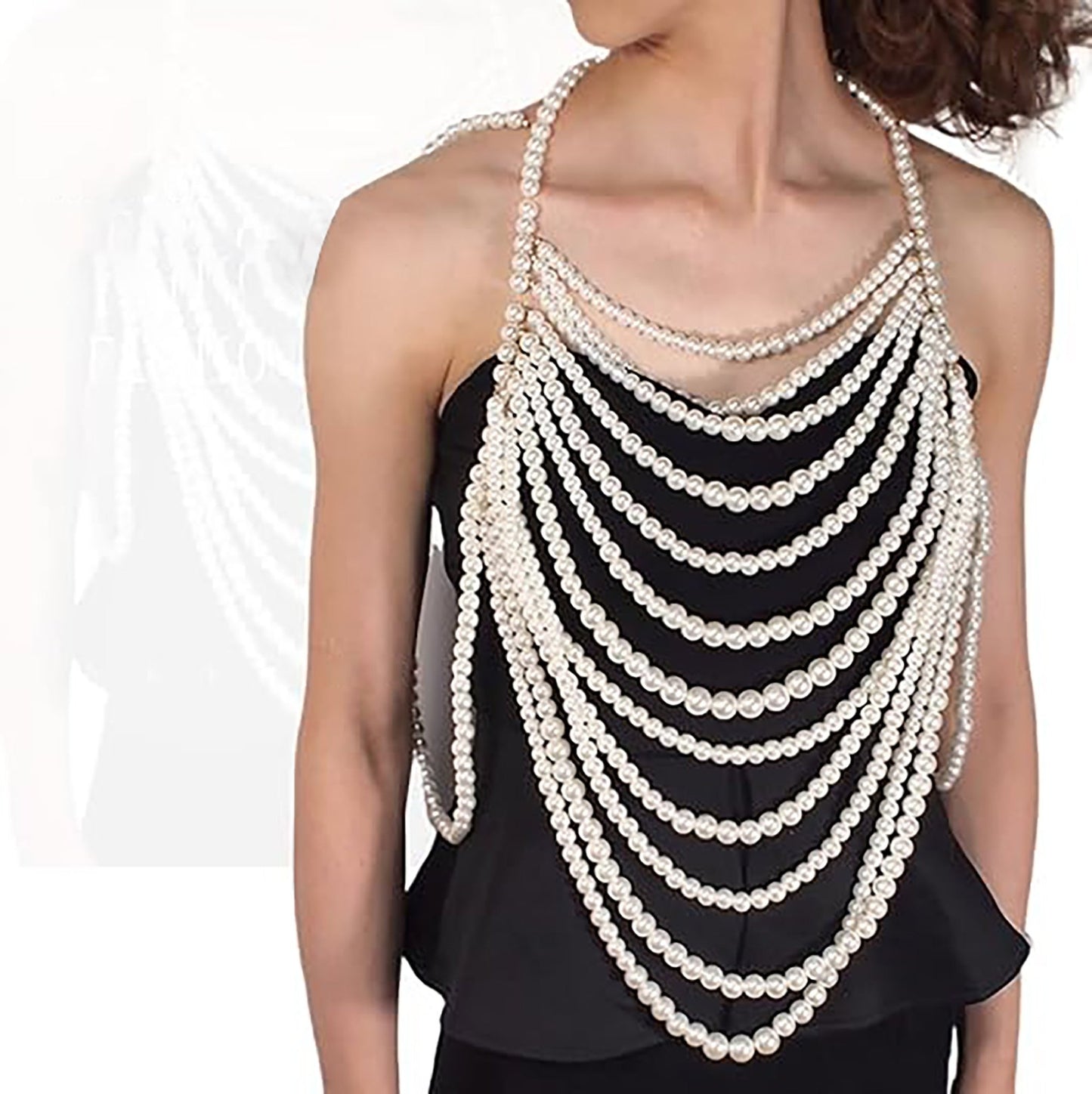 Kamuk Life Dramatic Pearls Beaded Body Chain - Intimacy HubKamuk Life