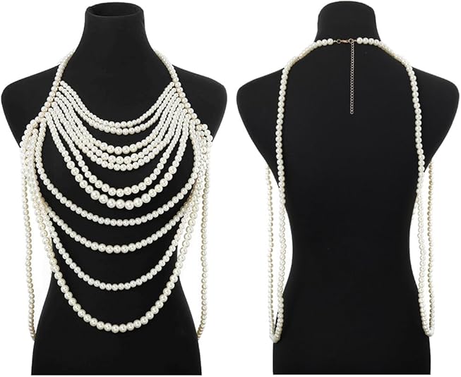 Kamuk Life Dramatic Pearls Beaded Body Chain - Intimacy HubKamuk Life