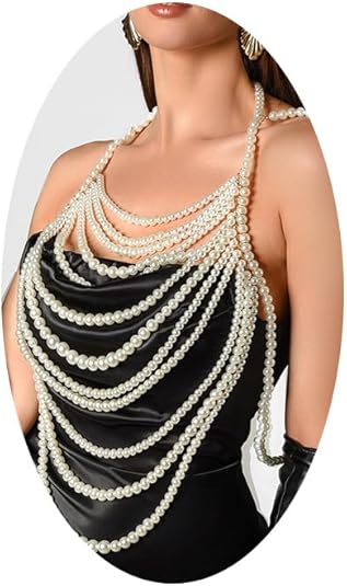 Kamuk Life Dramatic Pearls Beaded Body Chain - Intimacy HubKamuk Life