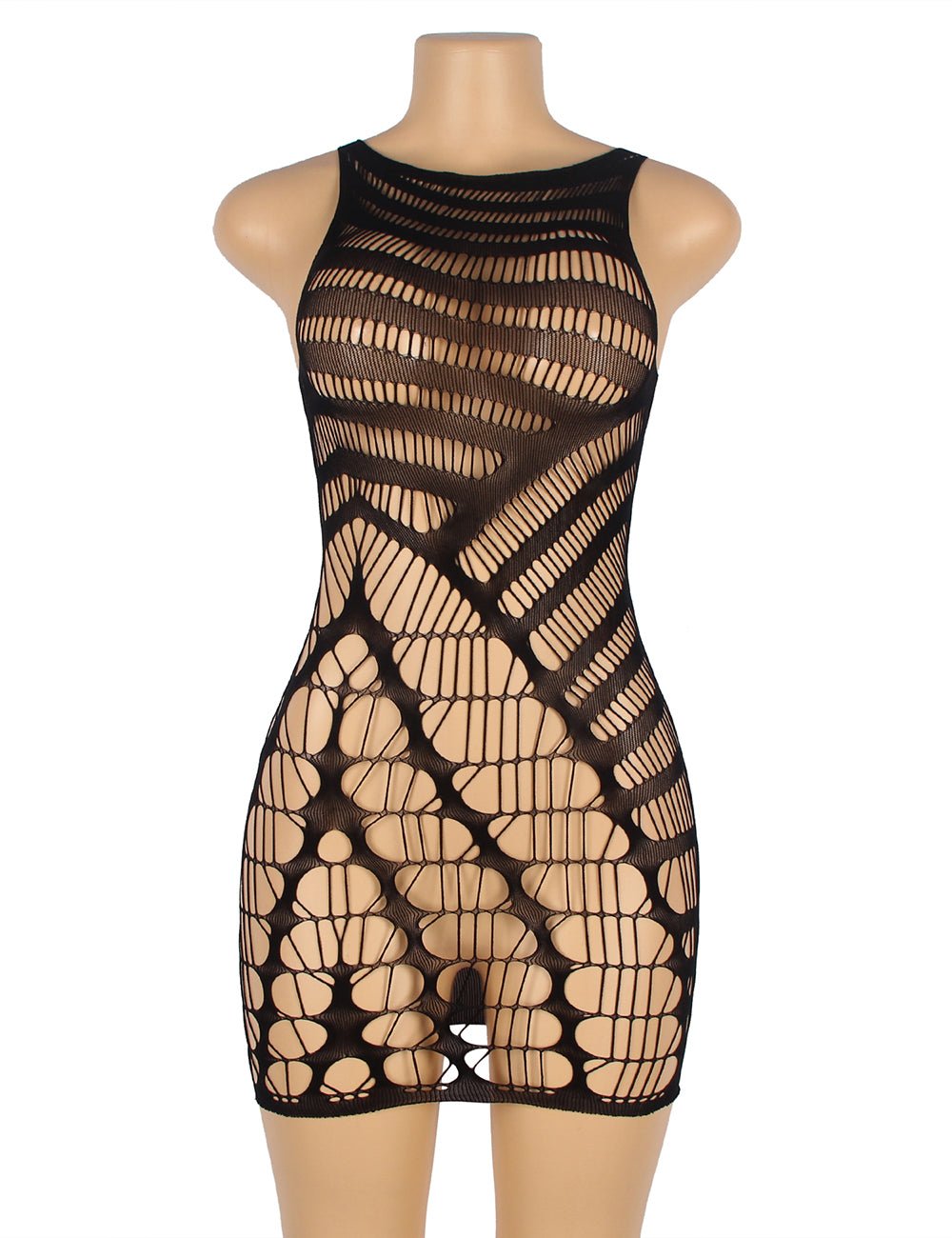 Kamuk Life Hollow Out Short Sleeveless Body Stocking - Intimacy Hubbody stockingKamuk Life