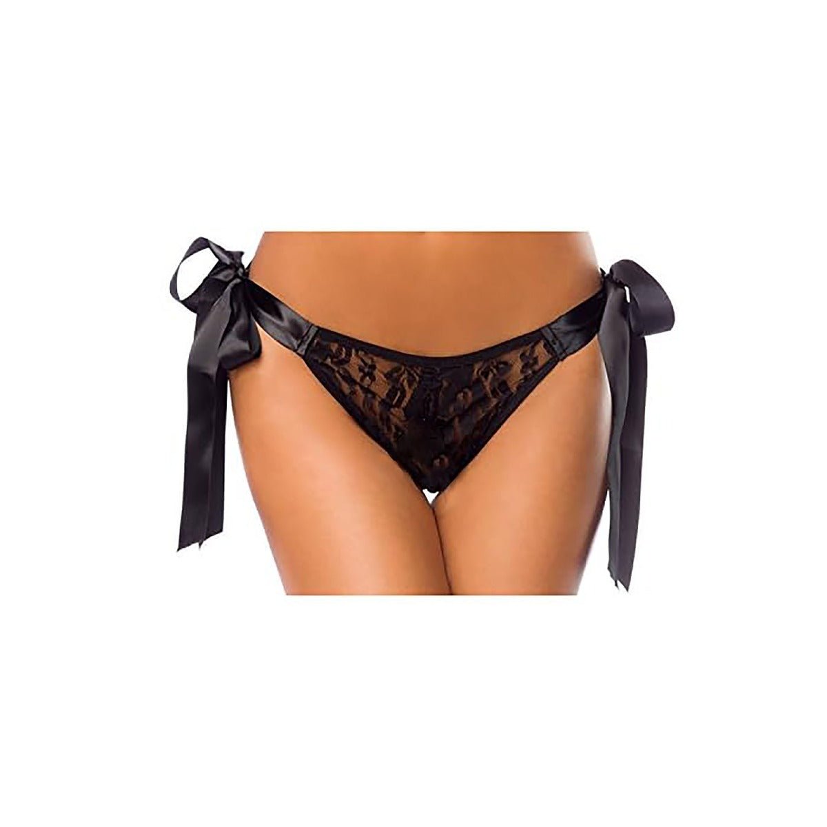 Kamuk Life Lace - Up Black Transparent Panty - Intimacy HubLingerieKamuk Life