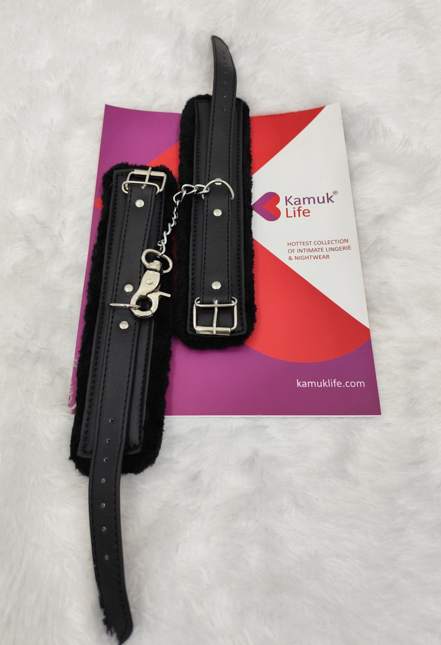 Kamuk Life Leather cuff Adjustable Size with Fur Lining - Intimacy HubKamuk Life