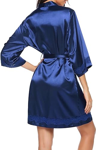 Kamuk Life Long Sleeved Silk Satin Robe - Intimacy HubLingerieKamuk Life