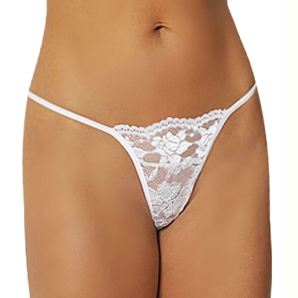 Kamuk Life Luminous Lace Thong - Glowing White Thong with Romantic Appeal - Intimacy HubLingerieKamuk Life