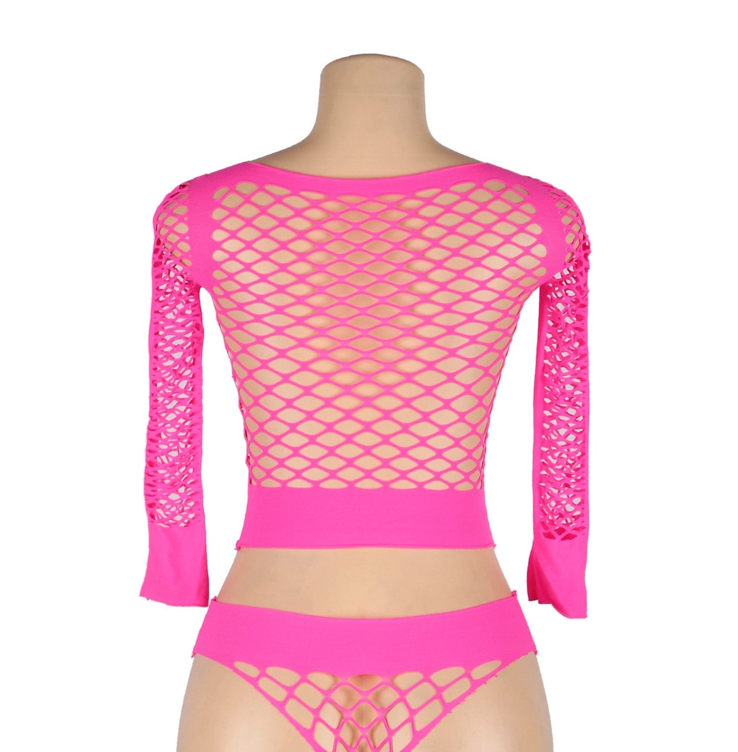 Kamuk Life Pink Long Sleeve Two - piece Bodystocking - Intimacy Hubbody stockingKamuk Life