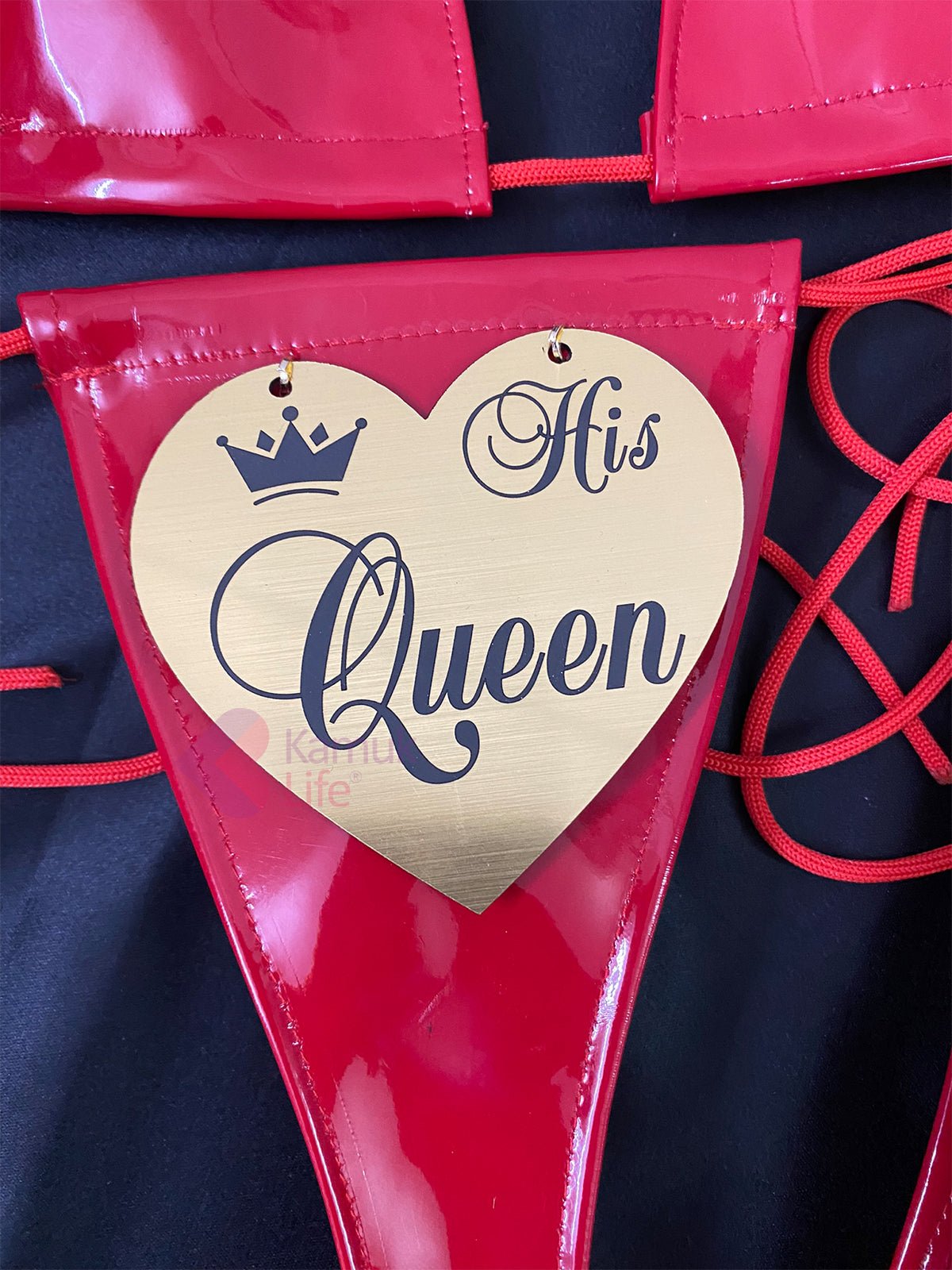 Kamuk Life Red Latex King & Queen Lingerie Set - Intimacy HubLingerieKamuk Life