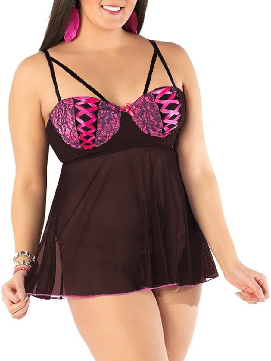 Kamuk Life Style Up In Padded Plus Sze Babydoll - Intimacy HubLingerieKamuk Life