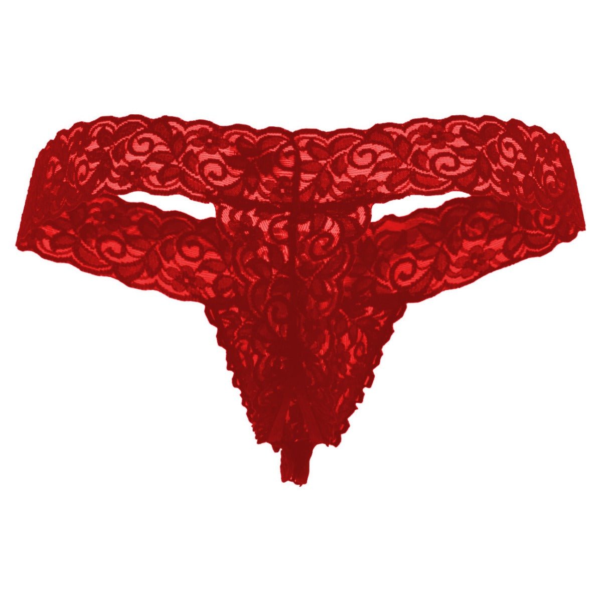 Men's Red Lace G - String Underwear - Intimacy HubThongs, G stringIntimacy Hub