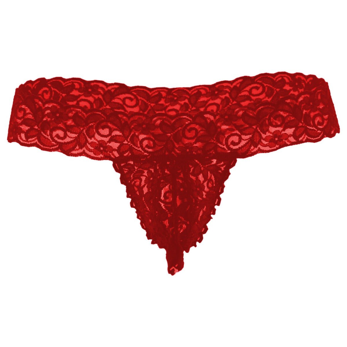 Men's Red Lace G - String Underwear - Intimacy HubThongs, G stringIntimacy Hub