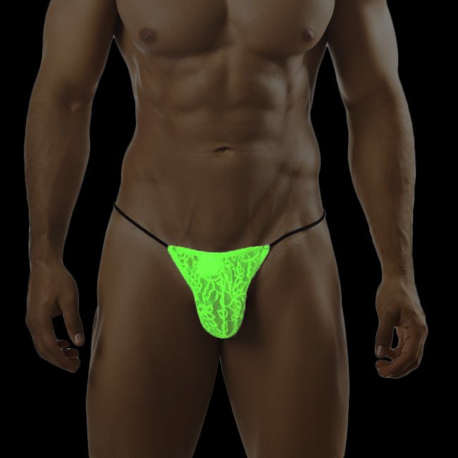 Night Glow Men's G - String - Glow Colour Light - Intimacy HubLingerieIntimacy Hub